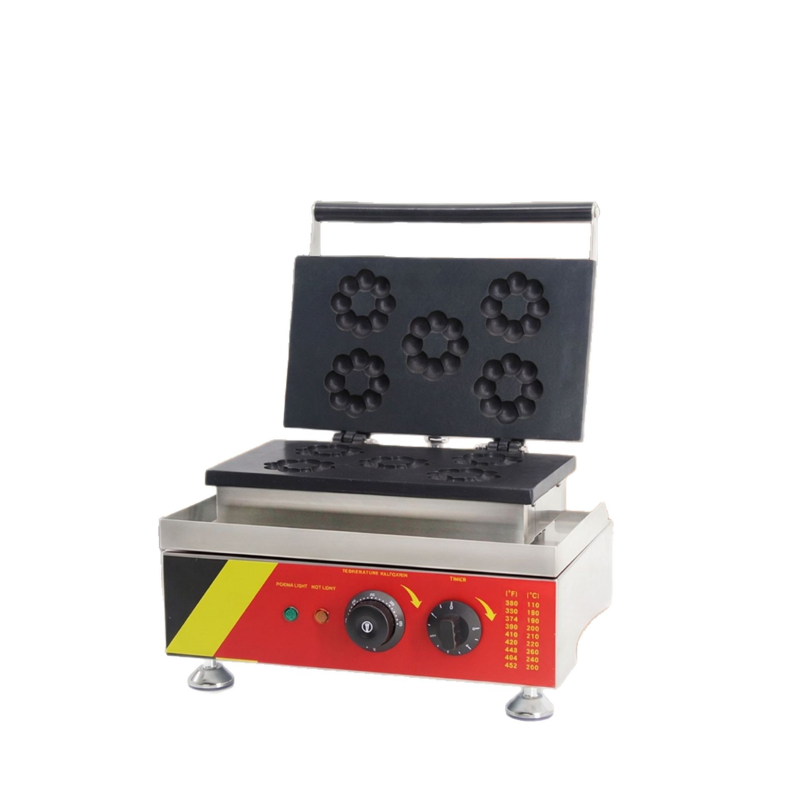 Direct sales from the manufacturer of commercial plum blossom pancake waffle machines, dessert shops, and plum blossom-shaped pancake ovens for snacks Item Picture