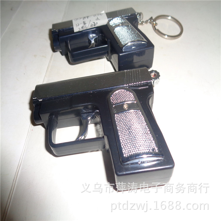 Children's toy keychain lamp event, gift giveaway, anti-electric shock laser gun, street stall supply, factory direct sales