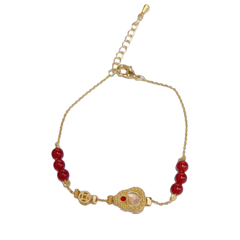 水晶手串/硅胶/啪啪圈手环/嘻哈/锆锆白底实物图