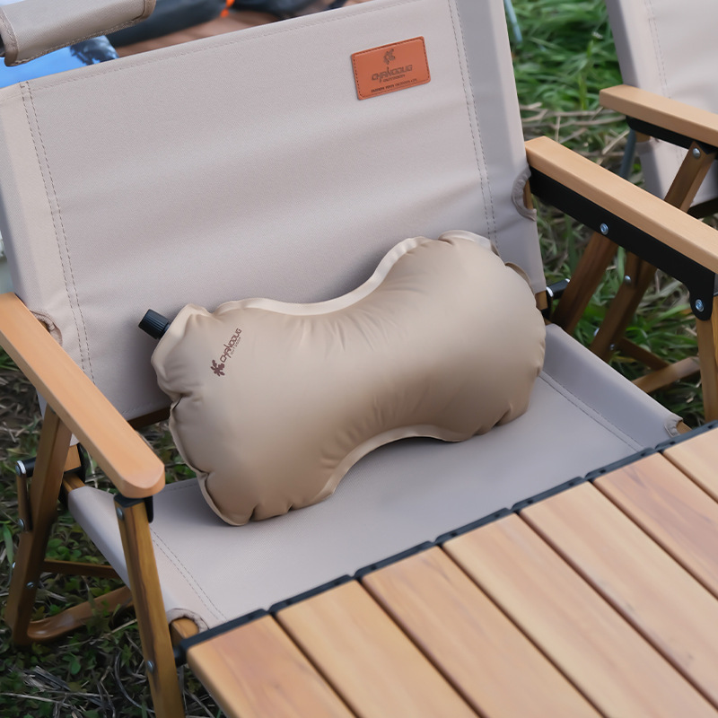 充气旅行枕实物图