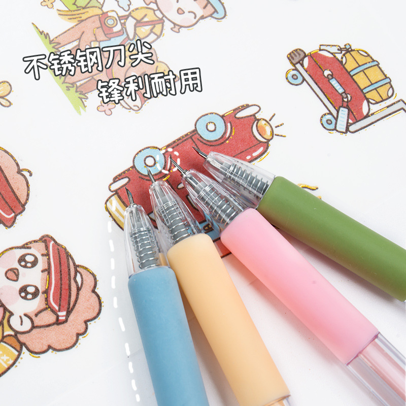 High-appearance-level utility knife, handcrafted knife, pen-shaped small knife, press pen knife wholesale, cute engraving knife, special cutter for handbooks Specification drawing