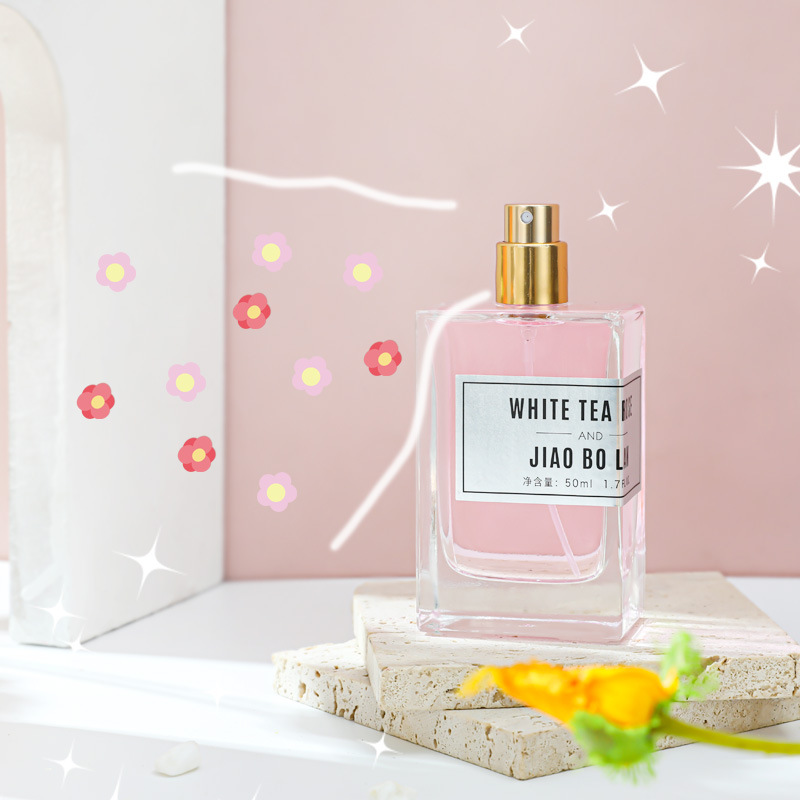 Jiao Bolan Perfume, White Tea Rose, fresh for women, Long-lasting fragrance, student foreign trade live-streaming bestseller wholesale Specification image