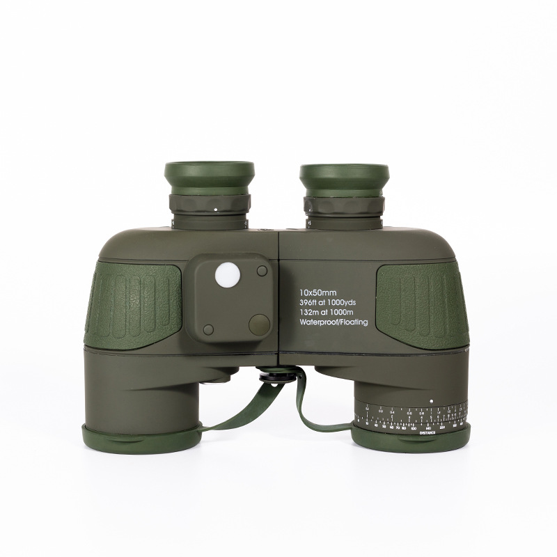 Telescope 1050 Marine Compass coordinate Distance Measurement 10x high-definition high-magnification large objective Lens night Vision binoculars Item Picture