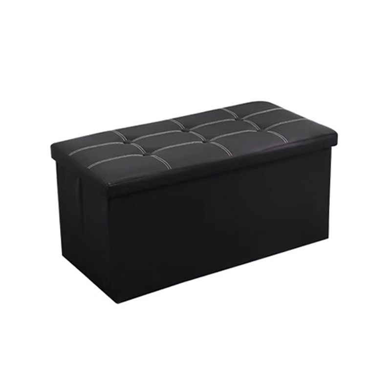 黑色储物凳铁艺换鞋凳高脚鞋柜一体香水架桌面收纳架