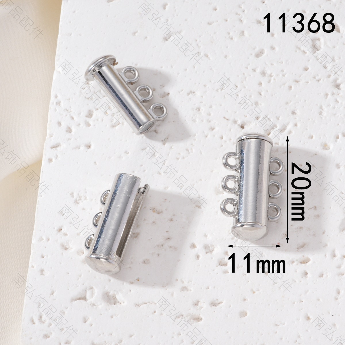 Magnetic buckle, spring buckle, row buckle, double row and multi-row pearl bracelet, necklace buckle, DIY handmade jewelry accessories wholesale details Picture