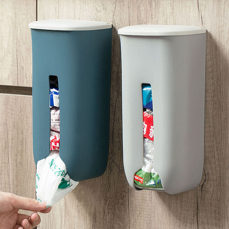 垃圾袋收纳盒壁挂式大容量厨房袋子方便袋抽取盒塑料袋收集器神器