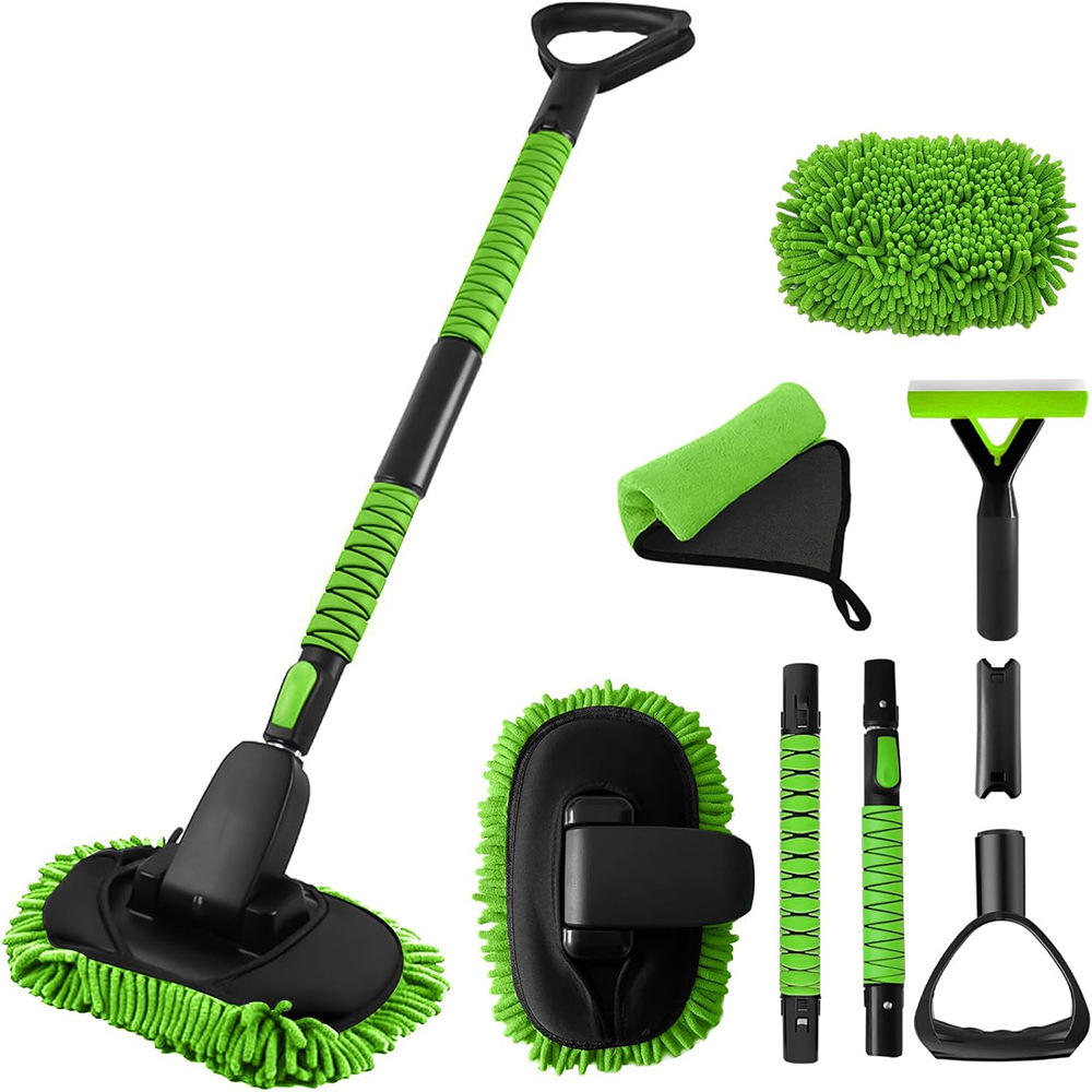 跨境直供新品洗车清洁拖把雪尼尔洗车刷汽车用品洗车清洁工具