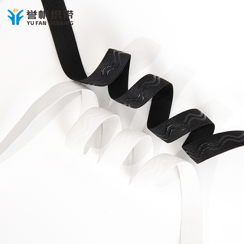 Multi-row curved rubber-coated elastic bands, wavy silicone four-sided anti-slip high-elastic nylon wigs, headwear, sweat belts and baby clothes details Picture