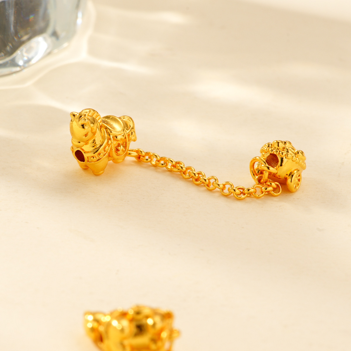 18k copper-plated real gold, instant money, beaded extension chain, color-preserving bracelet, necklace clasp, DIY accessory new style Application Scenario