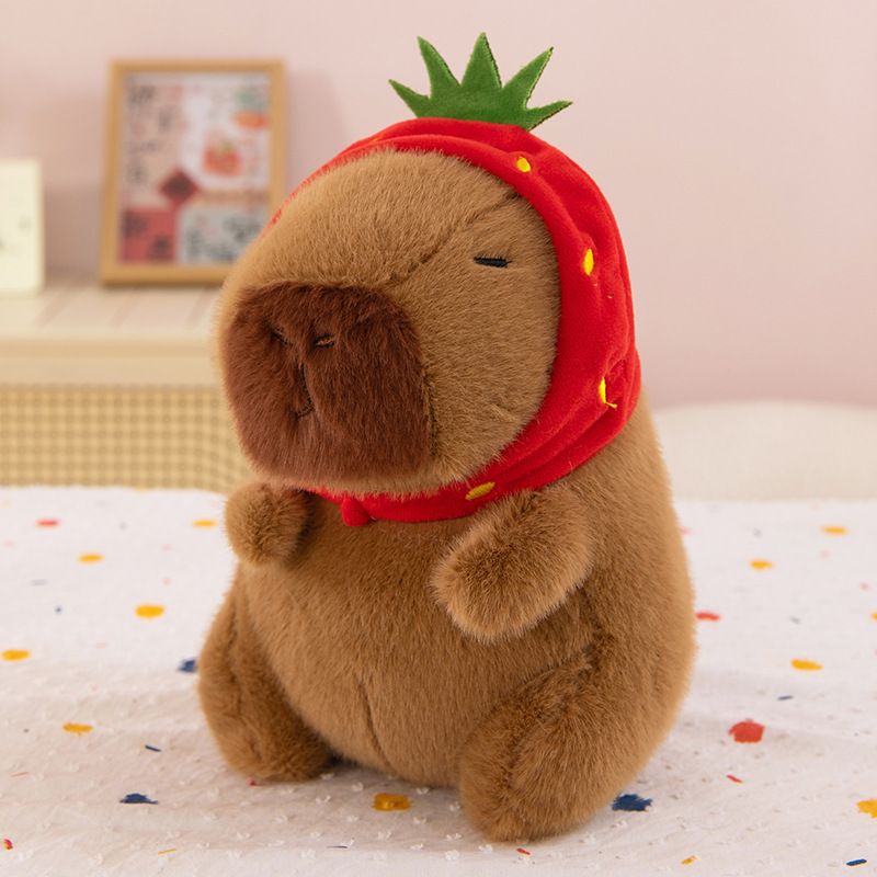 New capybara plush toy, Capibara doll, cross-border export premium 8-inch claw machine doll manufacturer wholesale Specification image