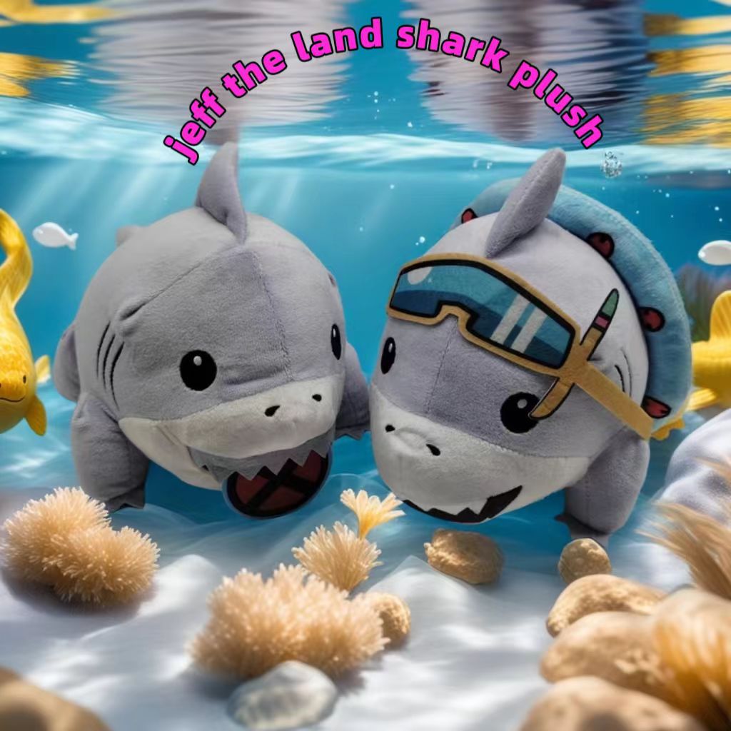 2025 Cross-border new Jeff the Land Shark Plush Shark Plush doll Specification image