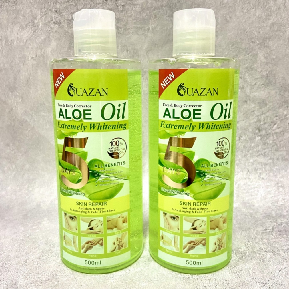 UAZAN优赞按摩精油500ml木瓜芦荟玫瑰橄榄油身体按摩精油