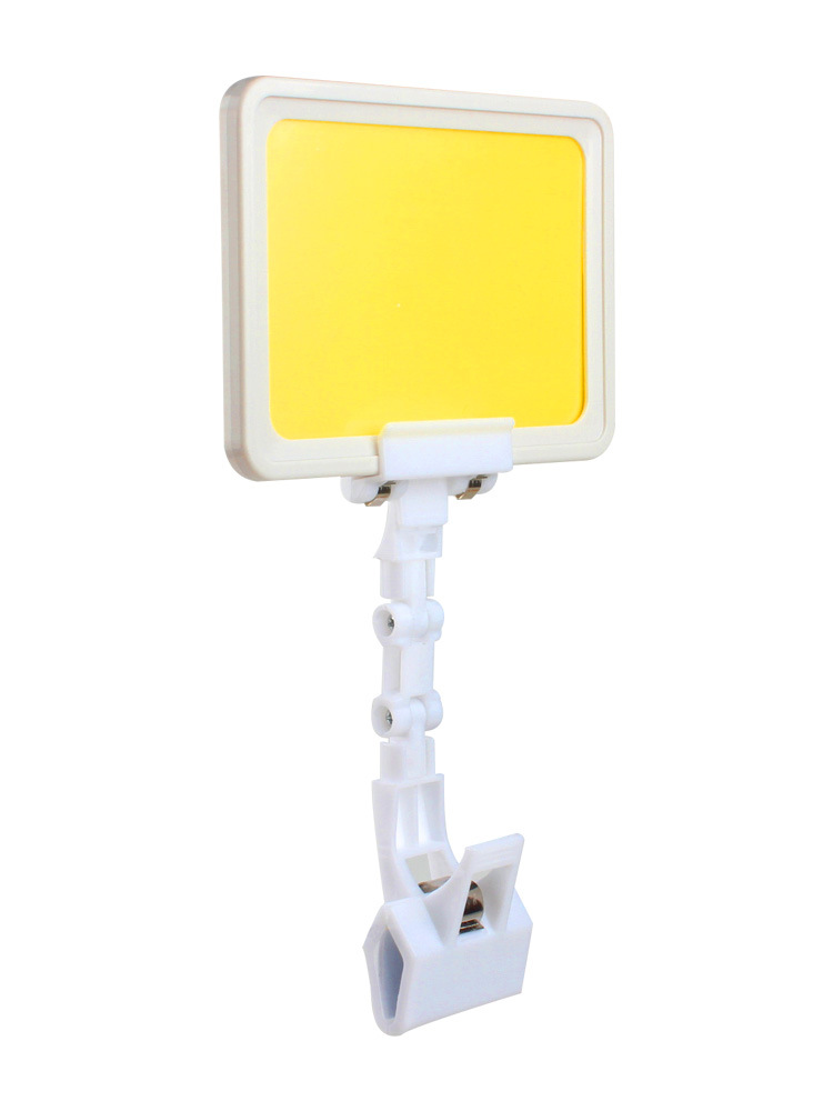 Supermarket promotion color A6 price frame, double-sided handwritten advertising board for fruit and vegetable snack store products, POP price tag holder Item Picture