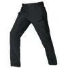 Wholesale outdoor down pants, men's multi-pocket soft-shell pants, autumn and winter warm pants, long pants, casual workwear pants, fleece and thickened details Picture