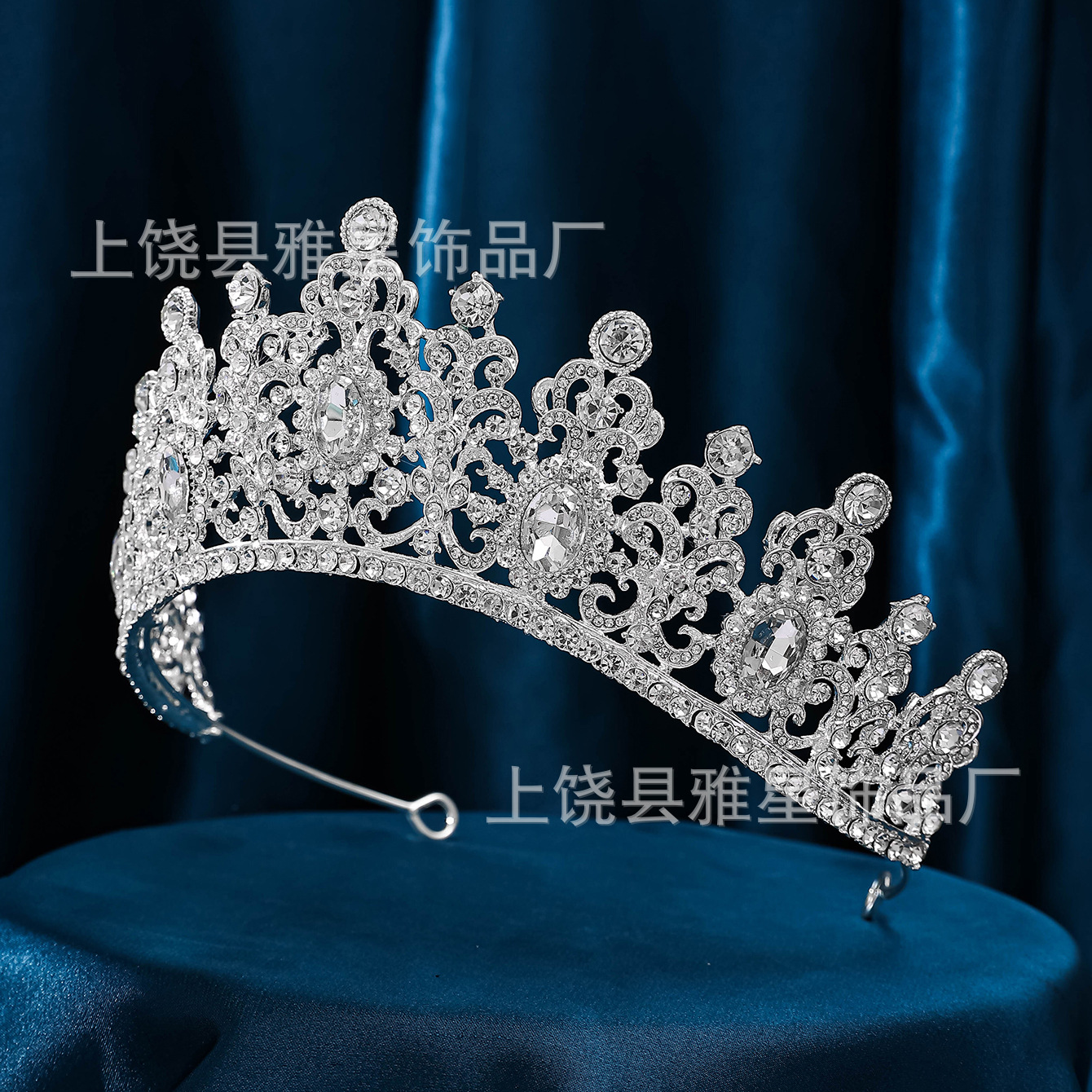 Bride's headwear, crown, luxurious crystal wedding dress, party accessories, wedding dinner, Korean-style birthday, wedding hair band wholesale Specification image