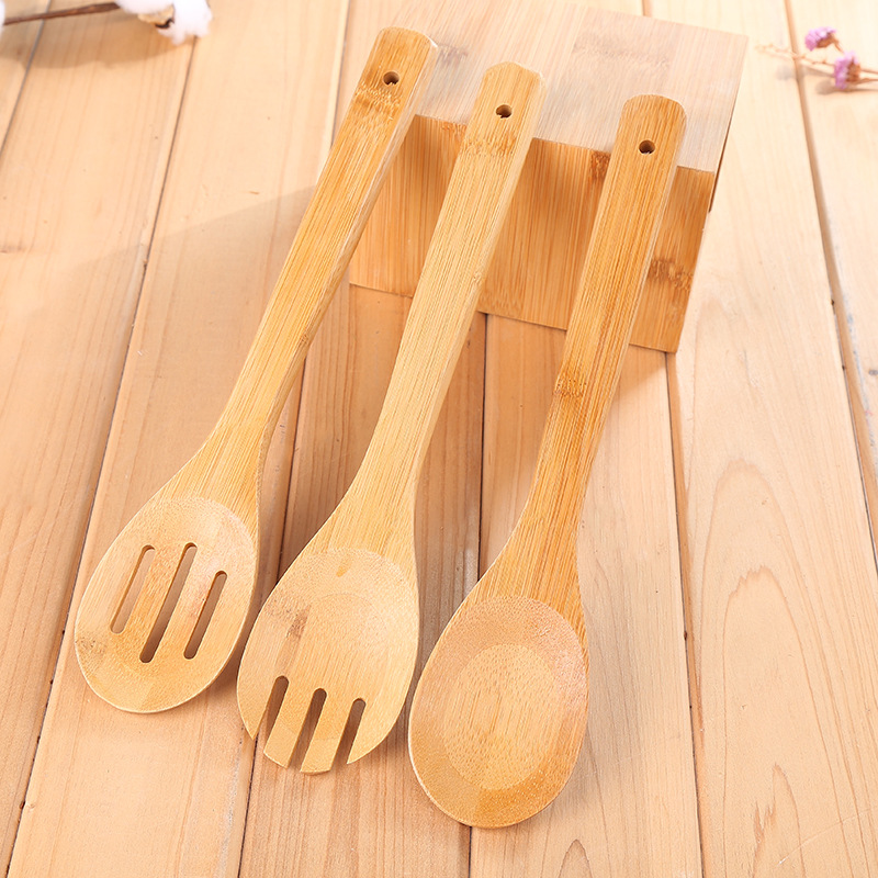 竹勺，竹铲，勺子套装，铲子套装细节图