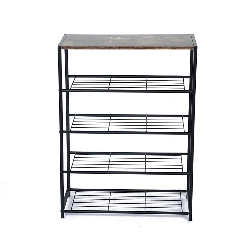 Shoerack Multi-Layer Simple Iron Shoerack, Shoe Cabinet, Home Aisle Entrance Storage Rack, High Appearance Level Storage Rack Item Picture