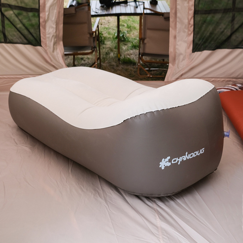 Xanoduji lazy sofa, camping lounge chair, single person midday rest, widened folding bed, outdoor lazy inflatable bed details Picture