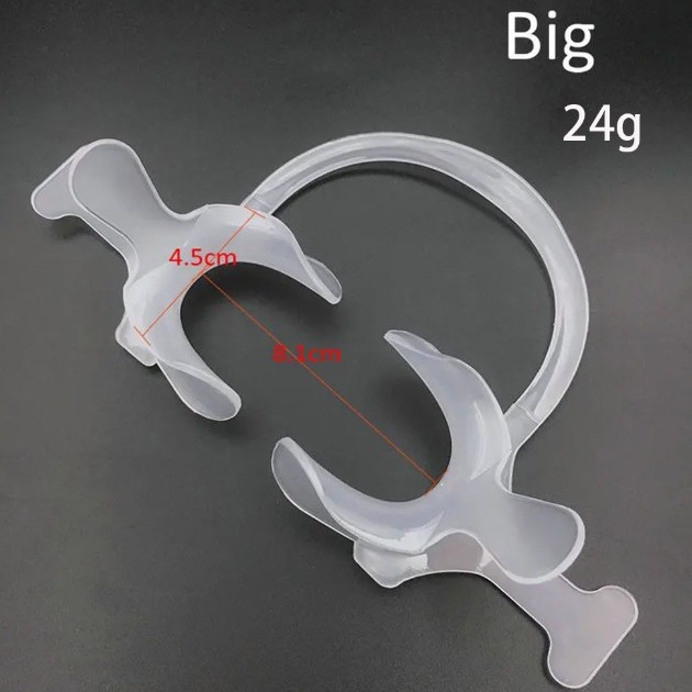 Cross-border exclusive dental mouth opener, high-temperature and high-pressure sterilized C-shaped mouth opener with handle, oral dental buccal retractor Application Scenario