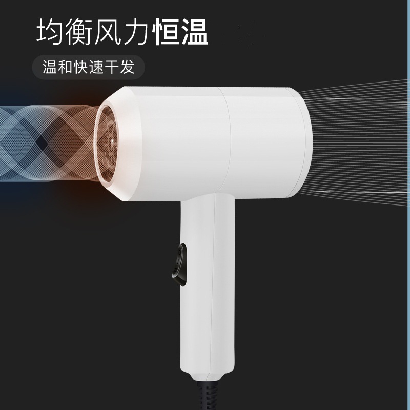 T-shaped hair dryer, a popular mini hair dryer for both hot and cold air, is a portable, low-power, constant-temperature air blower for home use in dormitories details Picture