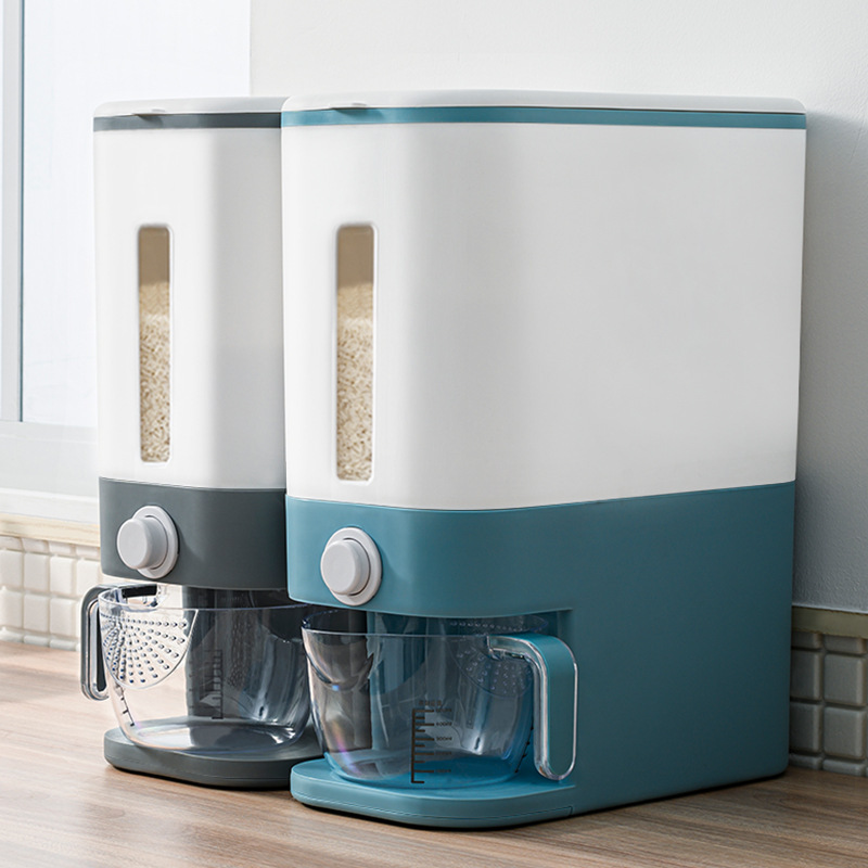 Rice bucket, household insect-proof and moisture-proof sealed rice container, rice storage container, rice box, 2025 new model for storing rice, edible grade