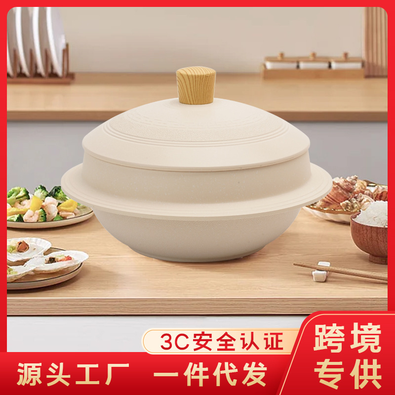 Korean-style stew pot and bibimbap pot, Korean high-temperature resistant old-fashioned pot, household stew pot, clay pot, gas, Korean stone pot bibimbap