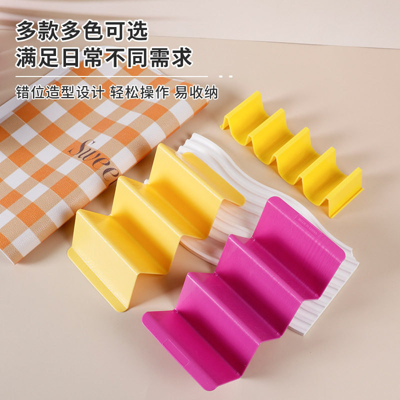 Cross-border best-selling Mexican tortilla rack, tacos, wavy pp pancake rack, tacos rack details Picture