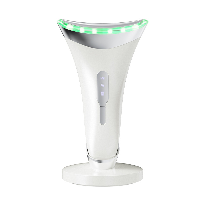 shanilak 2025 Foreign Trade Neck Introduction Device, Vibration Massage Device, Warm Beauty Device, Color Light Skin Rejuvenation Facial Beauty Device Application Scenario
