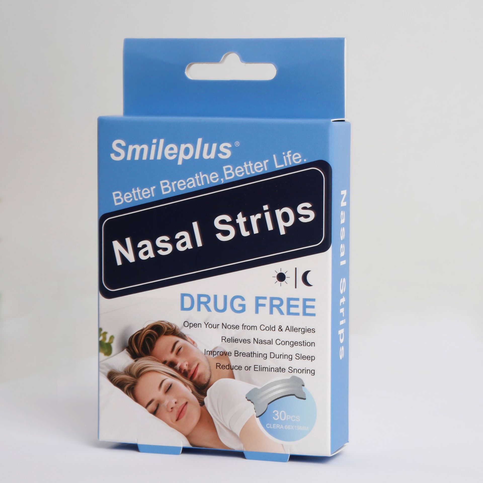 仅供跨境科技跨境成人无纺布打鼾止鼾减压缓解呼吸批发产品图