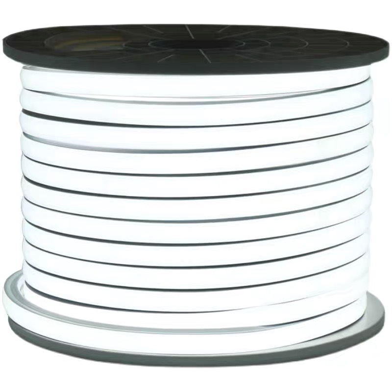 Silicone rubber light strip sleeve 24v low-voltage outdoor waterproof lighting project curved arc-shaped line light flexible soft light strip Item Picture