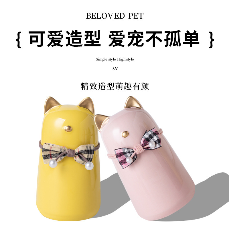 Cat and dog urns, cremation ashes storage jars, pet ashes cans, eco-friendly cement memorial jars, pet funeral supplies Specification image