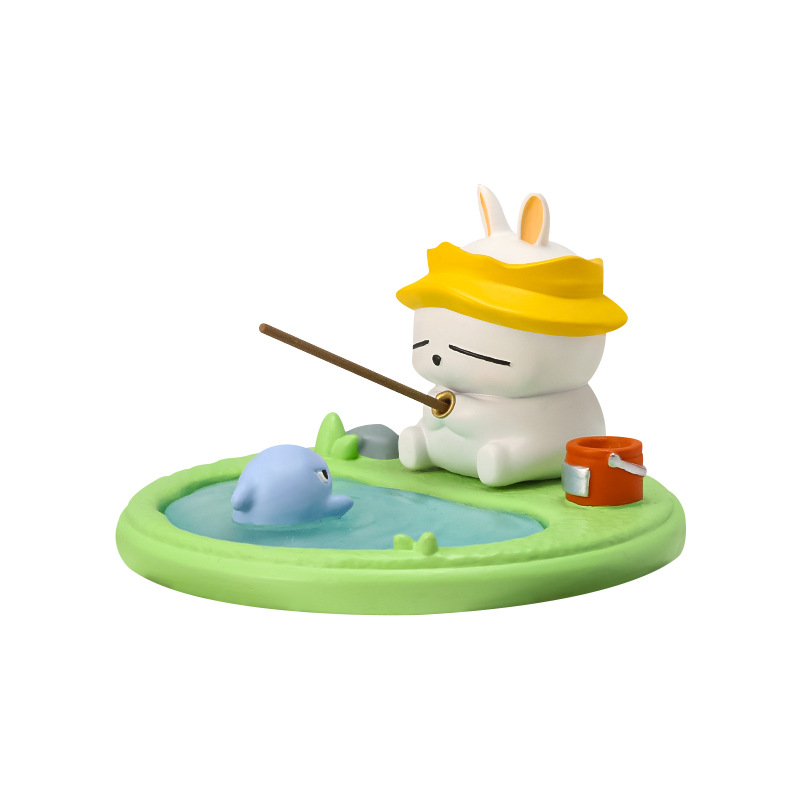 Cartoon Rogue Rabbit mobile phone stand ornament, a Douyin hit Rogue multi-purpose mobile phone stand creative stand ornament Item Picture