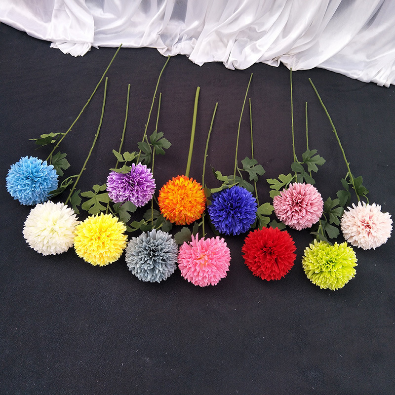 仿真花DIY发饰配件/仿真花/5朵塑膠花/假花/假花批发细节图