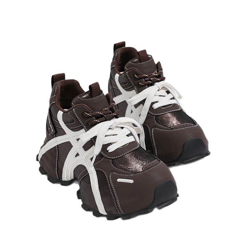 The petite thick-soled insole height-increasing dad shoes for women in the autumn of 2025 are super popular, versatile, fashionable and sporty casual shoes Item Picture