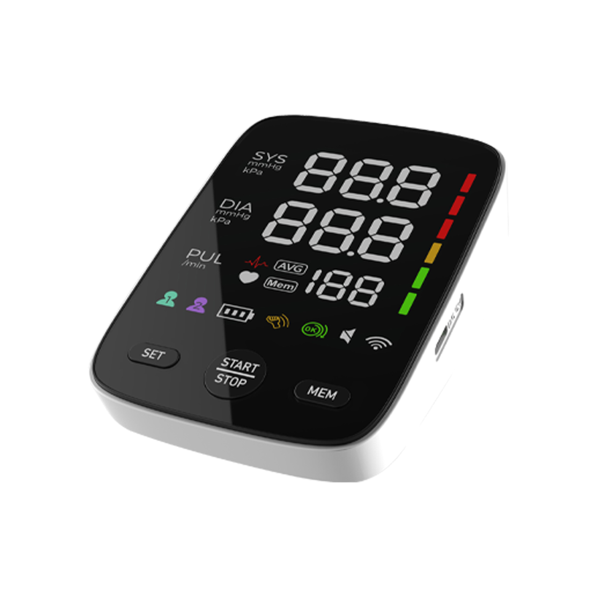 Cross-border exclusive electronic blood pressure monitor, high-precision large-screen home blood pressure monitor, fully automatic blood pressure measuring instrument Application Scenario