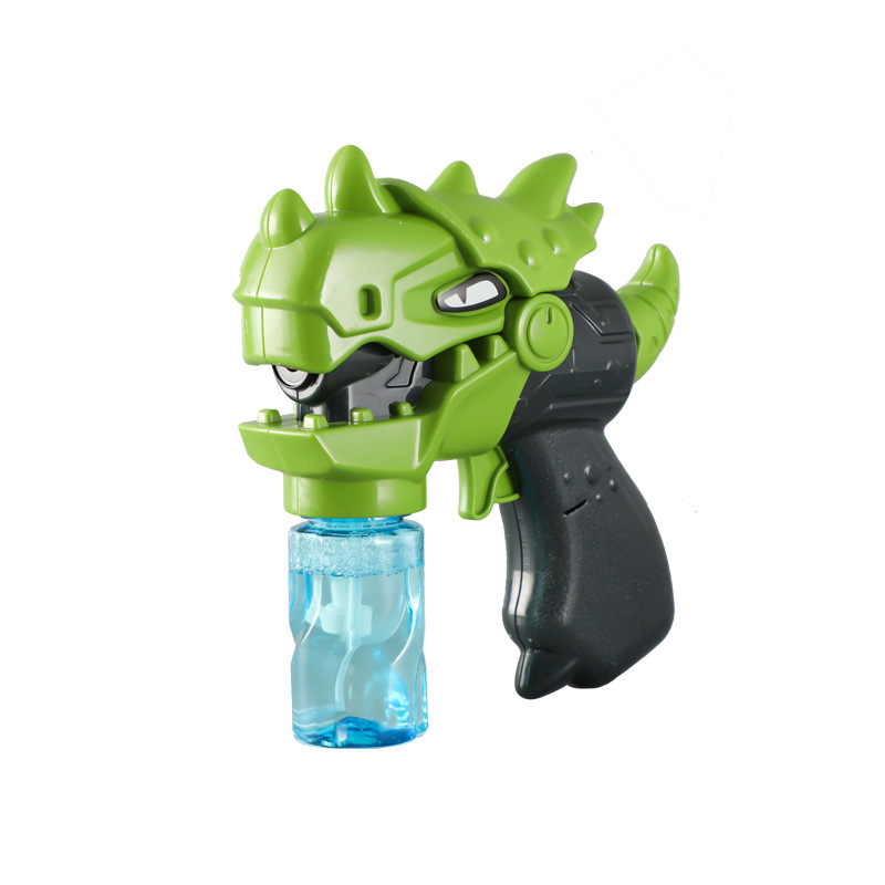 Cross-border foreign trade electric shark bubble gun, children's summer outdoor interactive fully automatic bubble machine toy Item Picture