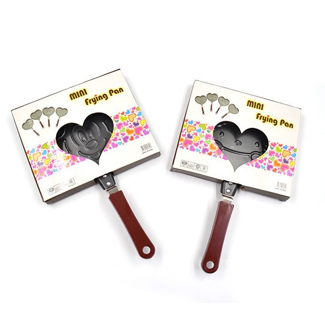 cartoonegg'span Cartoon mini Frying pan, animal heart egg frying pan, non-stick pan, 18cm Item Picture