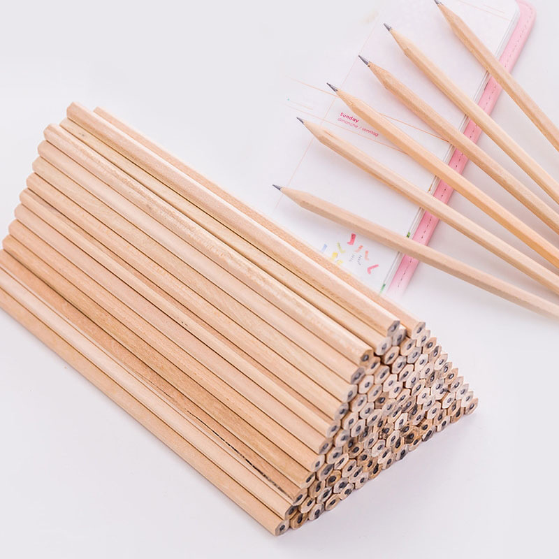 Hexagonal solid wood pencil HB daily writing stationery for primary school students' writing and drawing, wholesale of children's sketching and drawing pencils Item Picture