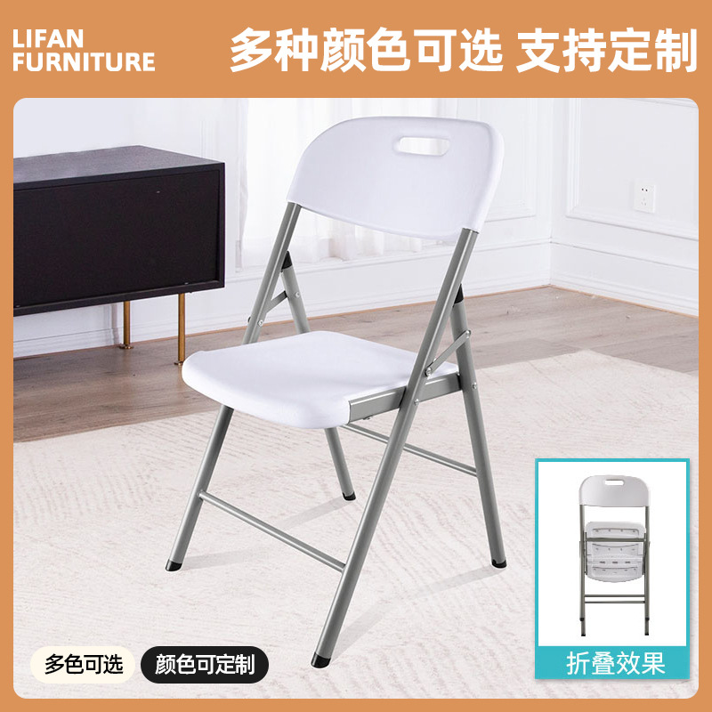 利帆可折叠椅子办公室靠背电脑椅宿舍大学生折叠式户外休闲详情图2