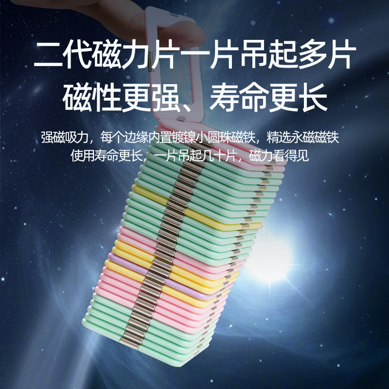 源头工厂定制二代强磁升级款磁力片马卡龙颜色小单批发定制现货细节图