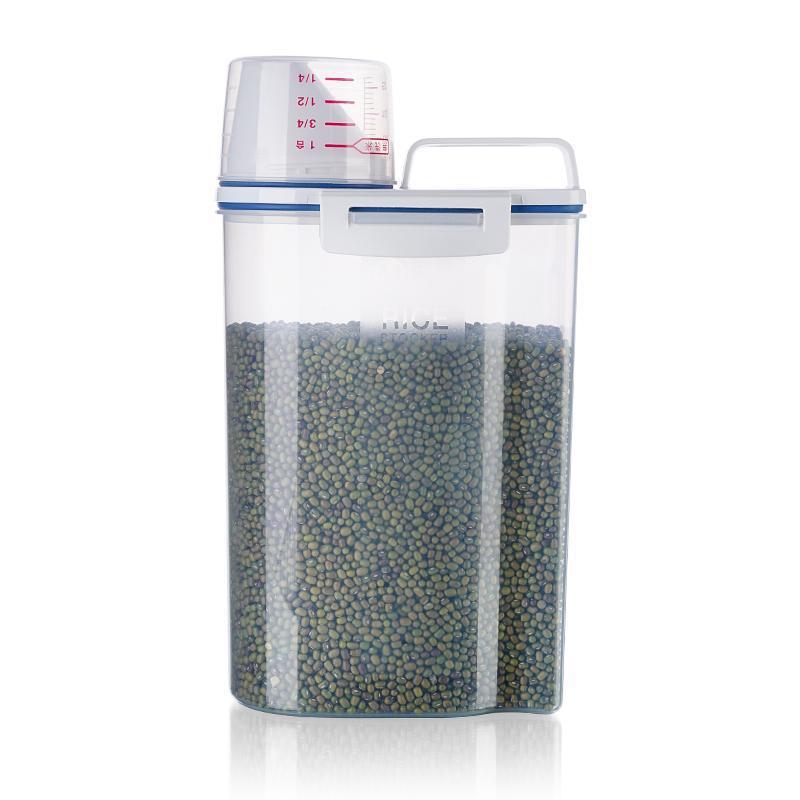 Thickened rice buckets, household storage tanks, moisture-proof sealed tanks for grains, coarse grain tanks, storage boxes, food-grade plastic wholesale Item Picture