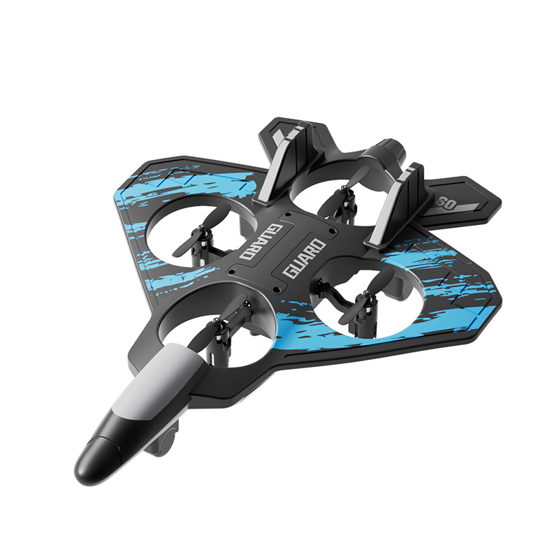 YH998跨境遥控飞机战斗机滑翔机泡沫无人机定高儿童男孩玩具白底实物图