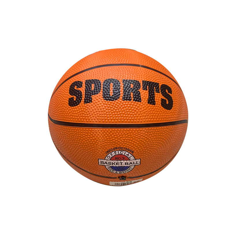 Wholesale of orange No. 3 rubber basketballs for kindergartens, wear-resistant schools, sports, children and primary school students Item Picture