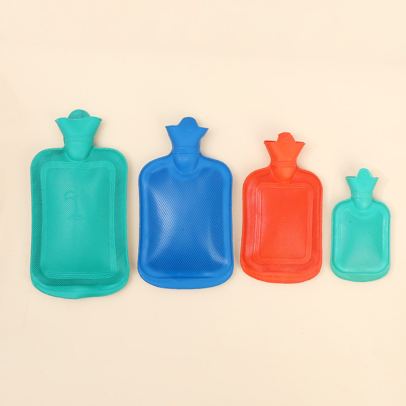 Rubber water-filled hot water bag, water-filled warm water bag, flannel cover, hand warmer, hand warmer, water-filled hand warmer in stock Specification image
