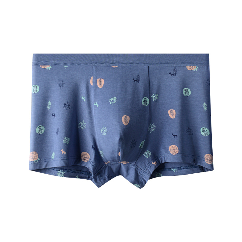 内裤男/内裤男士宽松舒适/内裤男士/宝将内裤/男士内裤白底实物图