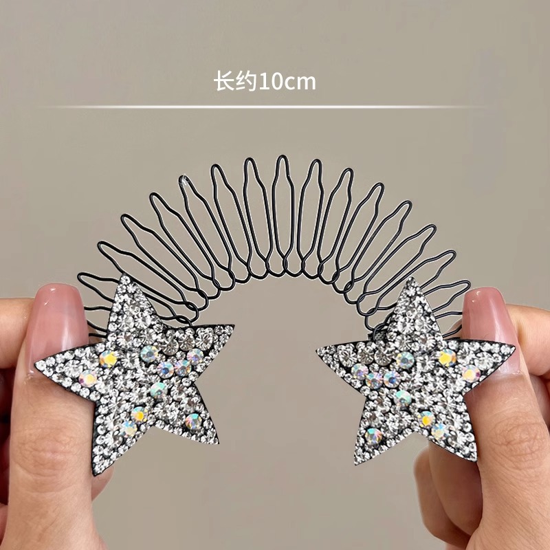 Star Hair Clipping and Styling Magic Tool: Hair clipping comb, Hair Band, Children's Hair Clip, Women's back of the head clip, headwear, Hair clip Application Scenario