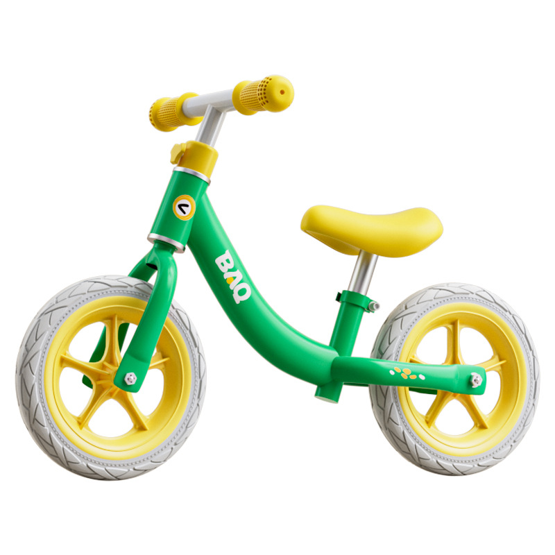 儿童平衡车1-2-3-6岁宝宝滑行车12寸14寸滑步车白底实物图