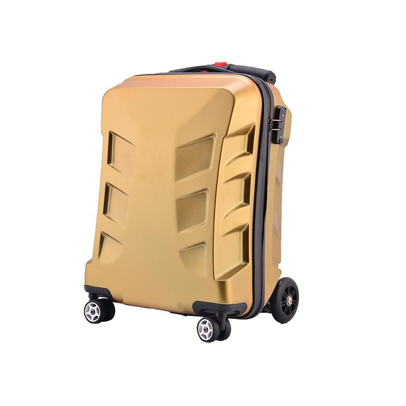 跨境铝合金变形金刚拉杆箱万向轮旅行箱20寸学生旅行箱商务登机箱白底实物图