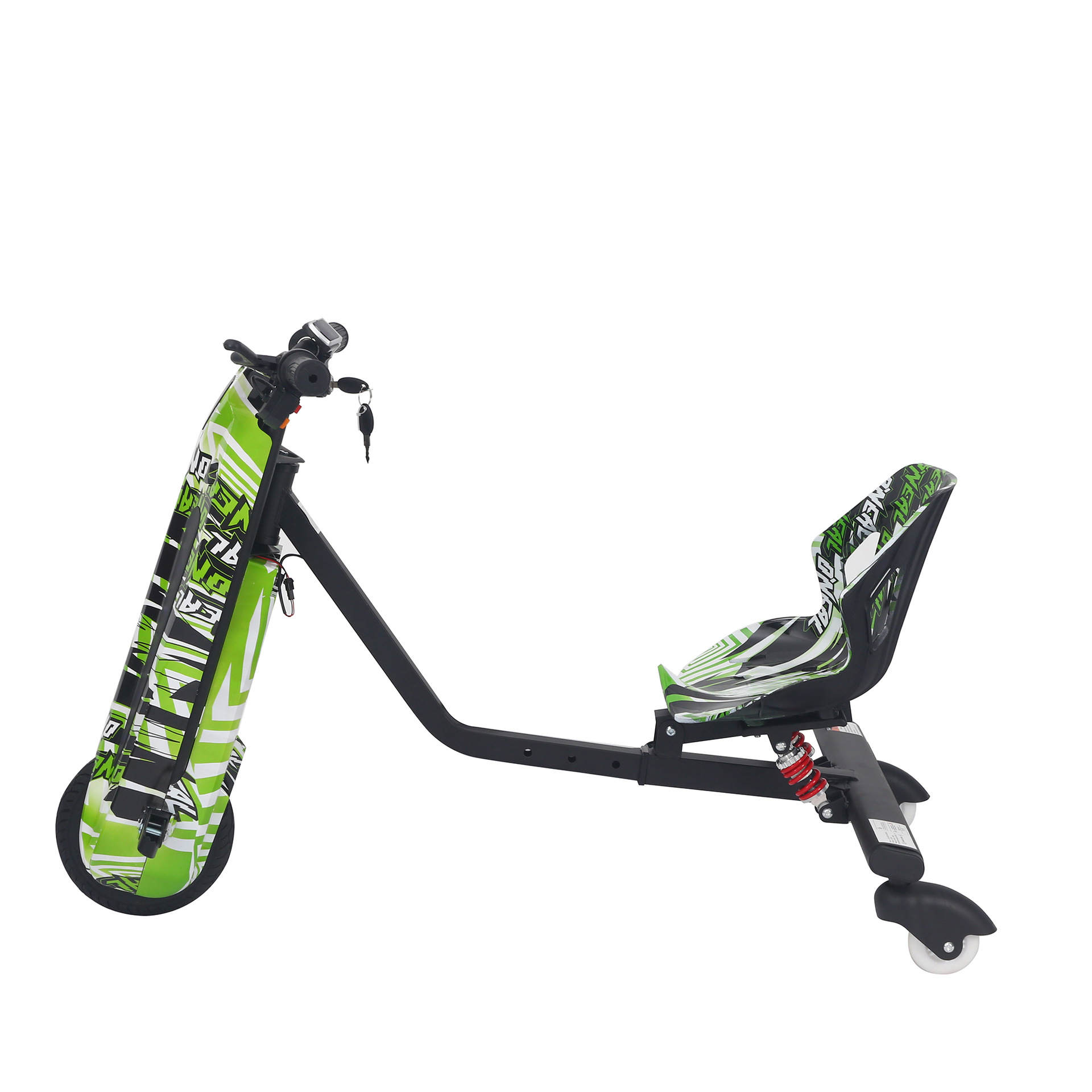 Customized children's electric three-wheel drift car for foreign trade, outdoor high appearance level, personalized drift car, bumper go-kart details Picture