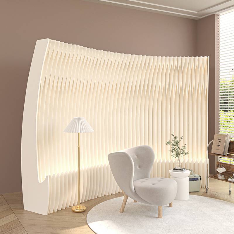 Screen partition, false wall, office commercial partition wall, living room bedroom retractable and movable partition wall, shopping mall background wall